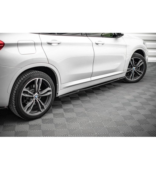 Seitenschweller Diffusor passend für BMW X1 M-Pack F48 / F48 Facelift