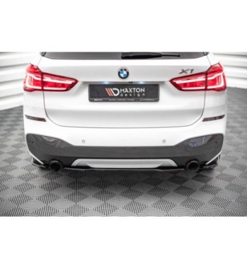 Hinten Splitter passend für BMW X1 M-Pack F48 / F48 Facelift