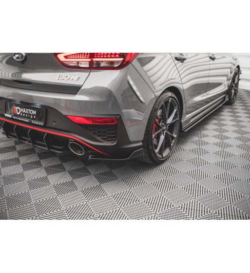 Splitter laterali posteriori V.3 per Hyundai I30 N Hatchback Mk3 Facelift