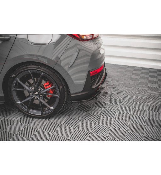 Splitter laterali posteriori V.2 per Hyundai I30 N Hatchback Mk3 Facelift
