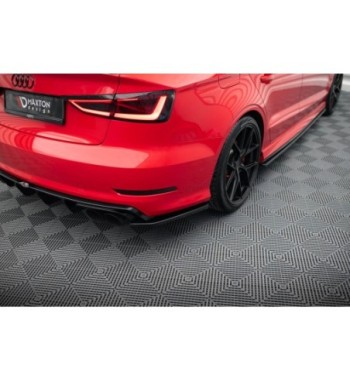 Rear side splitters for Audi S3 Sedan 8V
