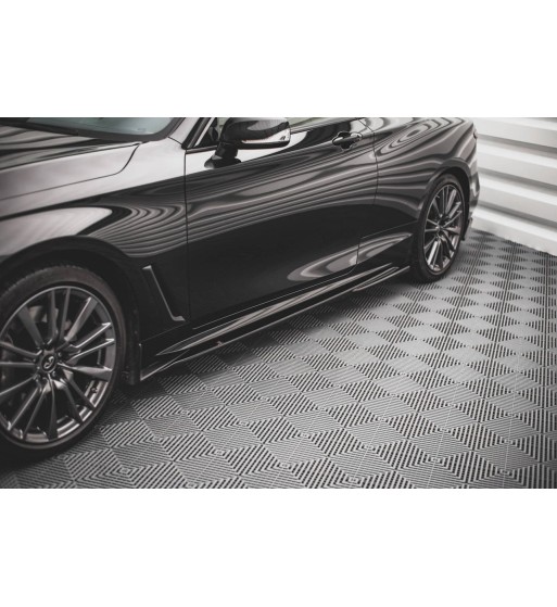 Side skirt diffusers for Infiniti Q60 S Mk2