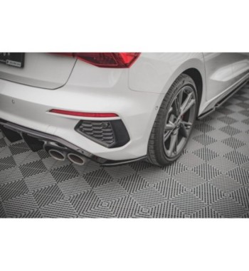 Splitter laterali posteriori V.1 per Audi S3 / A3 S-Line Sportback 8Y