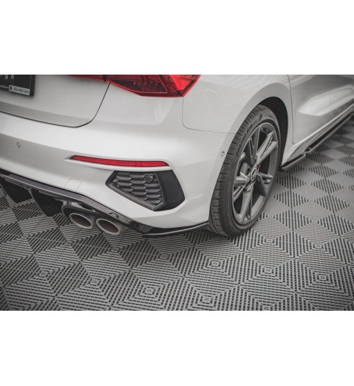 Splitter laterali posteriori V.1 per Audi S3 / A3 S-Line Sportback 8Y