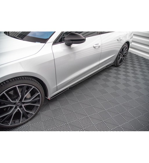 Side skirt diffusers for Audi A7 C8