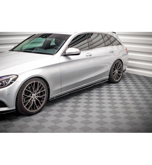 Side skirt diffusers for Mercedes-Benz C W205