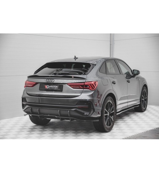 Diffusore posteriore con alette verticali per Audi Q3 Sportback S-Line F3