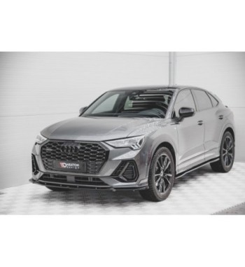 Front splitter V.2 for Audi Q3 Sportback / SUV S-Line F3