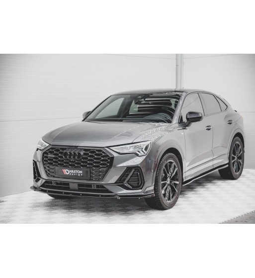 Front splitter V.2 for Audi Q3 Sportback / SUV S-Line F3