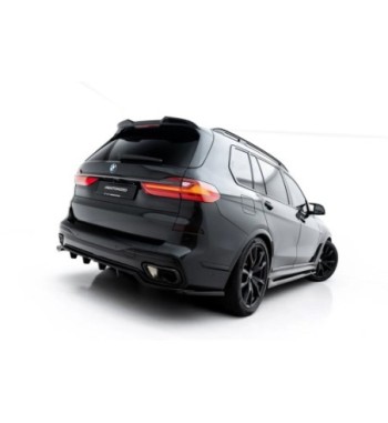 Diffusore posteriore con alette verticali per BMW X7 M-Pack G07