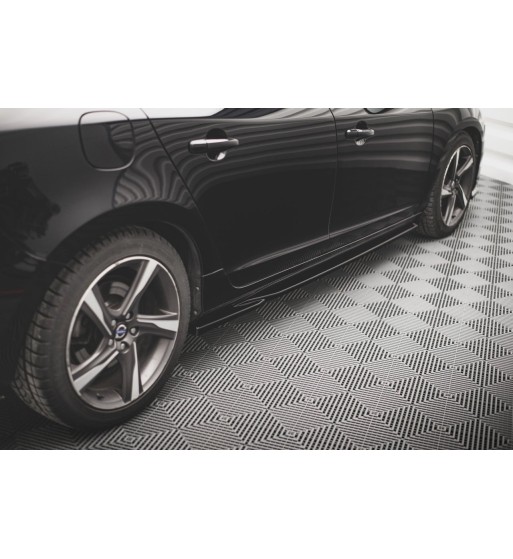 Side skirt diffusers for Volvo S60 Standard / R-Design Mk2 / Mk2 Facelift