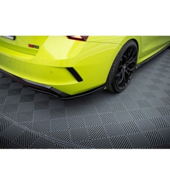 Splitter laterali posteriori V.2 per Skoda Octavia RS Combi / Liftback Mk4 / Mk4 Facelift