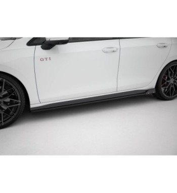 Side skirt diffusers V.2 + Flaps for Volkswagen Golf GTI / GTE / GTI Clubsport / GTD / R-Line Mk8
