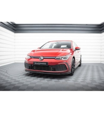 Front splitter V.5 for Volkswagen Golf GTI / GTE / GTD / R-Line Mk8