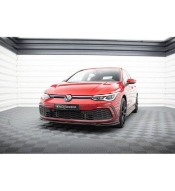 Front splitter V.4 for Volkswagen Golf GTI / GTE / GTD / R-Line Mk8