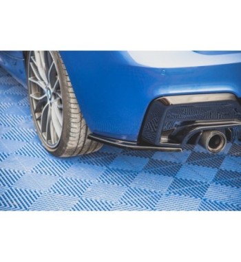 Splitter laterali posteriori V.2 (per sottoparaurti posteriore v.1) per BMW M135i F20