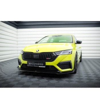 Front splitter V.2 + Flaps for Skoda Octavia RS Mk4