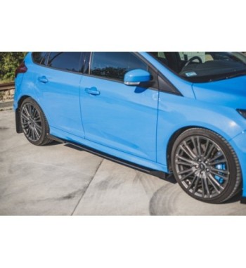 Street Pro Side skirt diffusers + Flaps for Ford Focus RS Mk3