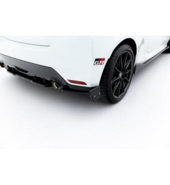 Splitter laterali posteriori V.2 + Flap per Toyota GR Yaris Mk4