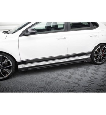 Side skirt diffusers V.2 + Flaps for Hyundai I30 N / N-Line Hatchback / Fastback Mk3 / Mk3 Facelift