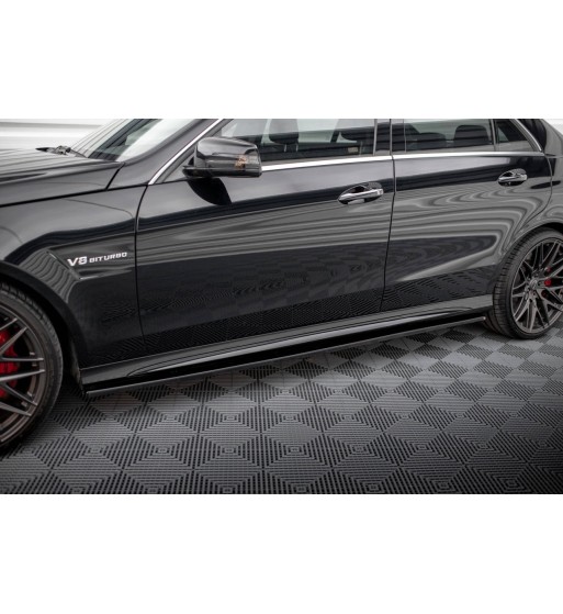 Side skirt diffusers for Mercedes-Benz E63 AMG / AMG-Line Sedan W212 Facelift