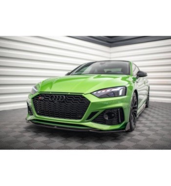Front splitter V.1 + Flaps for Audi RS5 F5 Facelift