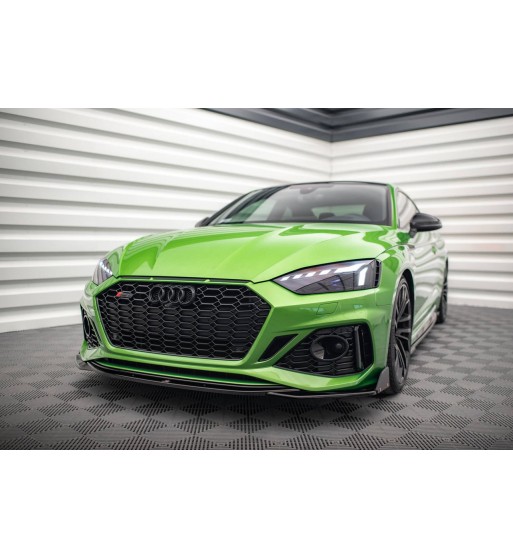 Front splitter V.1 + Flaps for Audi RS5 F5 Facelift
