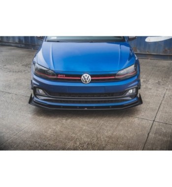 Street Pro splitter + flaps for Volkswagen Polo GTI Mk6