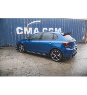 Street Pro Side skirt diffusers + Flaps for Volkswagen Polo GTI Mk6