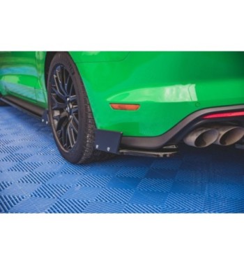 Rear side splitters V.1 + Flaps for Ford Mustang GT Mk6 Facelift