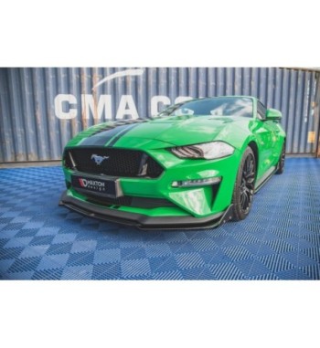 Front splitter V.2 + Flaps for Ford Mustang GT Mk6 Facelift