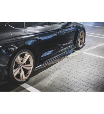 Side skirt diffusers for Audi RS5 Sportback F5 Facelift