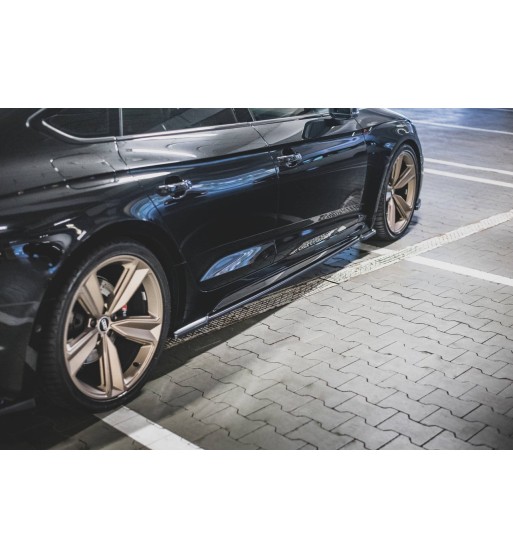 Side skirt diffusers for Audi RS5 Sportback F5 Facelift