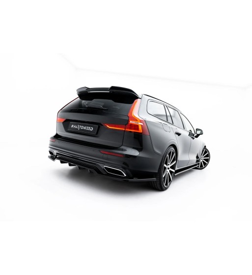 Diffusore posteriore con alette verticali per Volvo S60/V60 R-Design Mk3