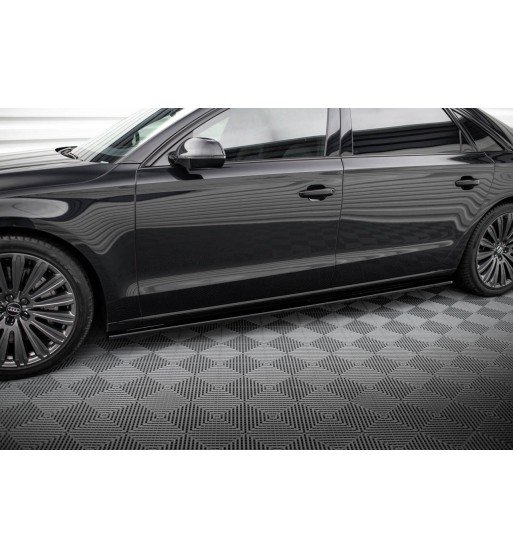 Side skirt diffusers for Audi A8 Long D4