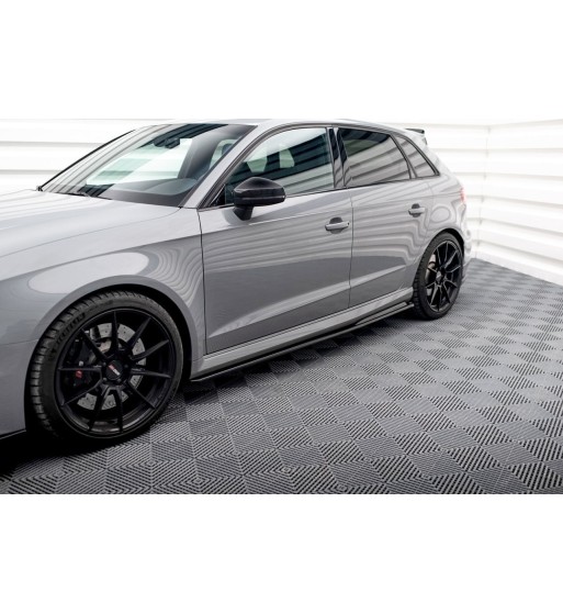 Side skirt diffusers V.2 for Audi RS3 8V Sportback Facelift
