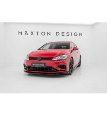Front splitter V.8 for Volkswagen Golf R / R-Line Mk7 Facelift