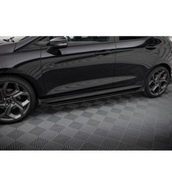 Street Pro Side skirt diffusers + Flaps for Ford Fiesta ST / ST-Line Mk8