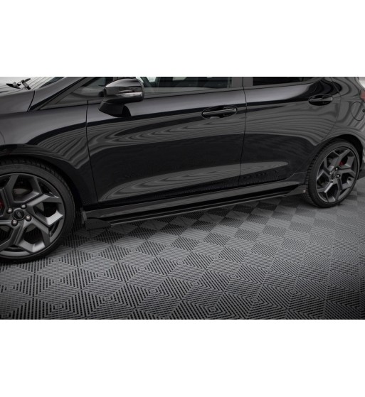 Street Pro Side skirt diffusers + Flaps for Ford Fiesta ST / ST-Line Mk8