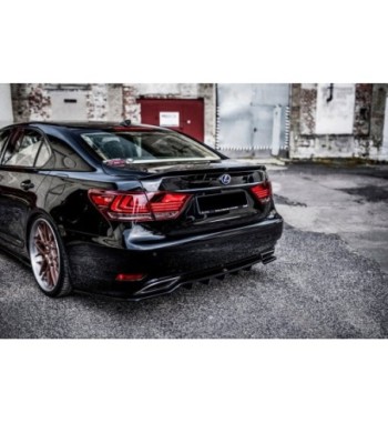 Diffusore posteriore con alette verticali per Lexus LS Mk4 Facelift