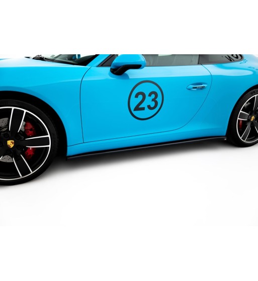 Side skirt diffusers for Porsche 911 Carrera 991 Facelift