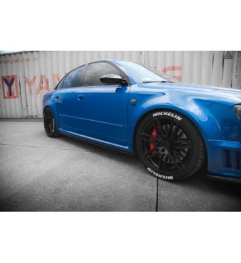Side skirt diffusers for Audi RS4 B7