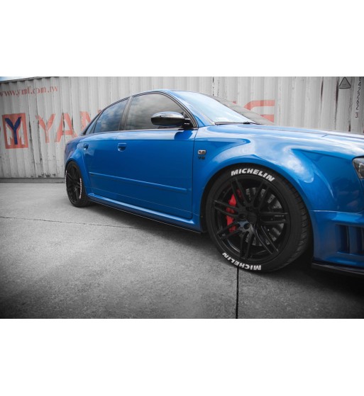Side skirt diffusers for Audi RS4 B7