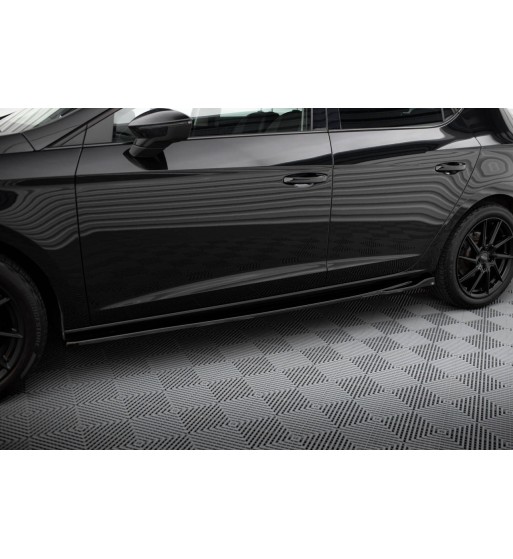 Side skirt diffusers V.4 for Seat Leon Cupra / FR Mk3 Facelift