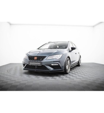Front splitter V.4 for Seat Leon Cupra / FR Mk3 Facelift