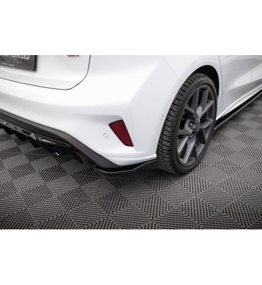 Rear side splitters V.2 for Ford Focus Hatchback ST Mk4
