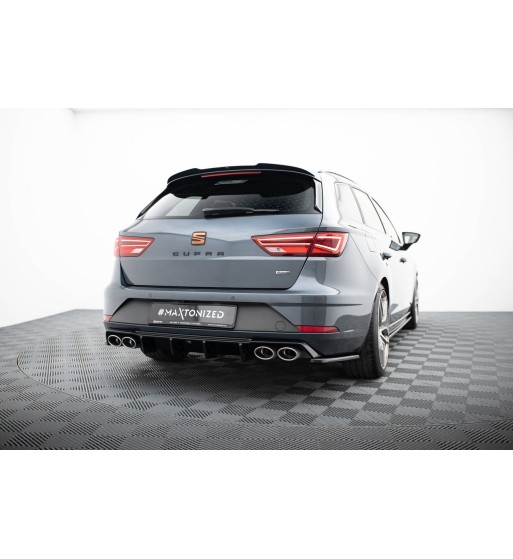 Rear valance V.3 for Seat Leon Cupra ST Mk3 Facelift