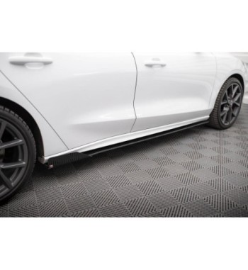 Street Pro Side skirt diffusers + Flaps for Ford Focus ST/ST-Line Mk4