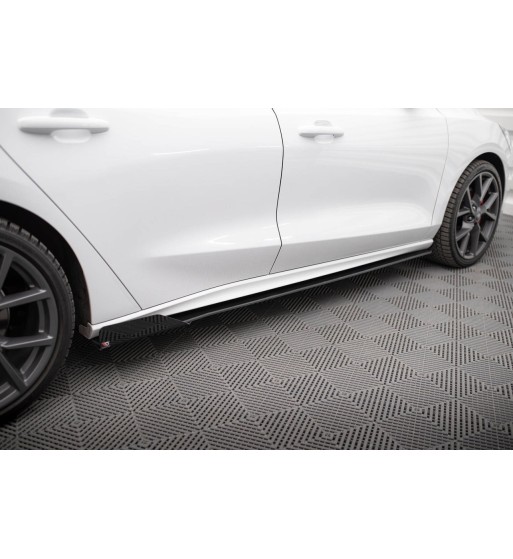 Street Pro Side skirt diffusers + Flaps for Ford Focus ST/ST-Line Mk4