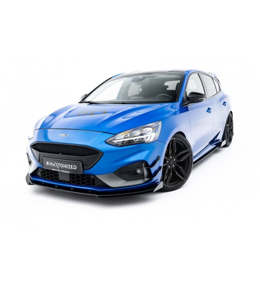 Street Pro splitter + flaps for Ford Focus ST / ST-Line Mk4